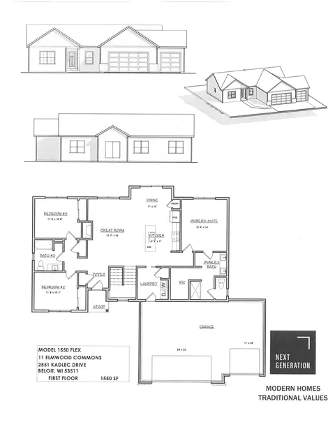 Floorplan - 2540 Westwood Dr, Beloit, WI 53511 photo 1 of 1