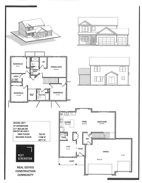 Floorplan - 611 Millar Dr, Beloit, WI 53511 photo 1 of 1
