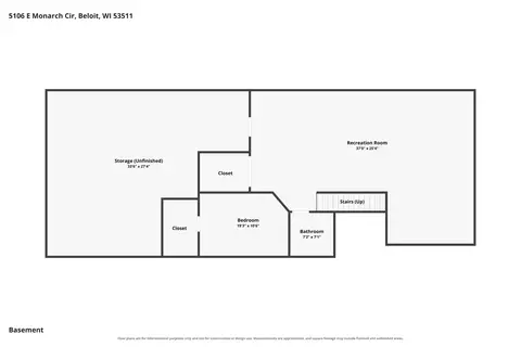 Floorplan - 5106 Monarch Cir, Beloit, WI 53511 photo 2 of 3
