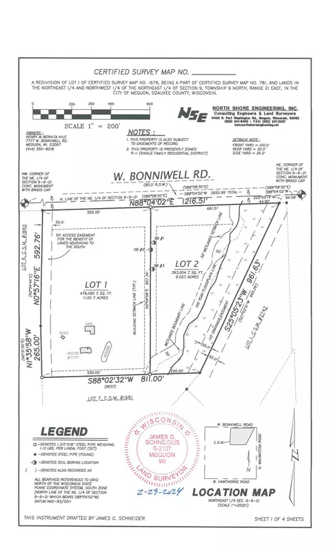 Lt2 W Bonniwell, Mequon, WI 53097