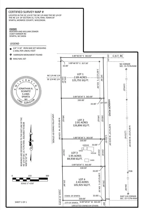 lot4 Harbor, Sparta, WI 54656