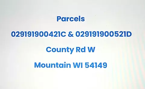 Lt0 County Road W, Mountain, WI 54149