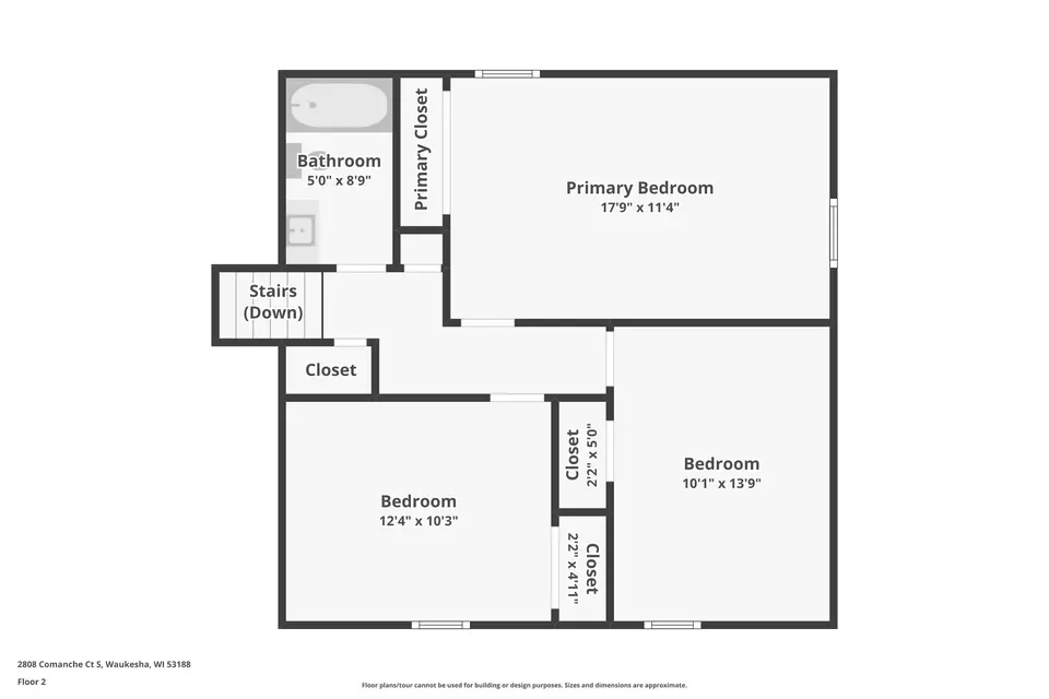 Floorplan - 2808 Comanche, Waukesha, WI 53188 photo 3 of 4