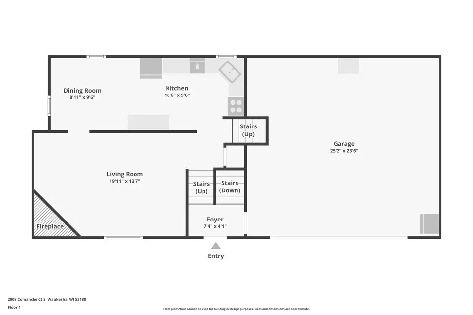 Floorplan - 2808 Comanche, Waukesha, WI 53188 photo 4 of 4