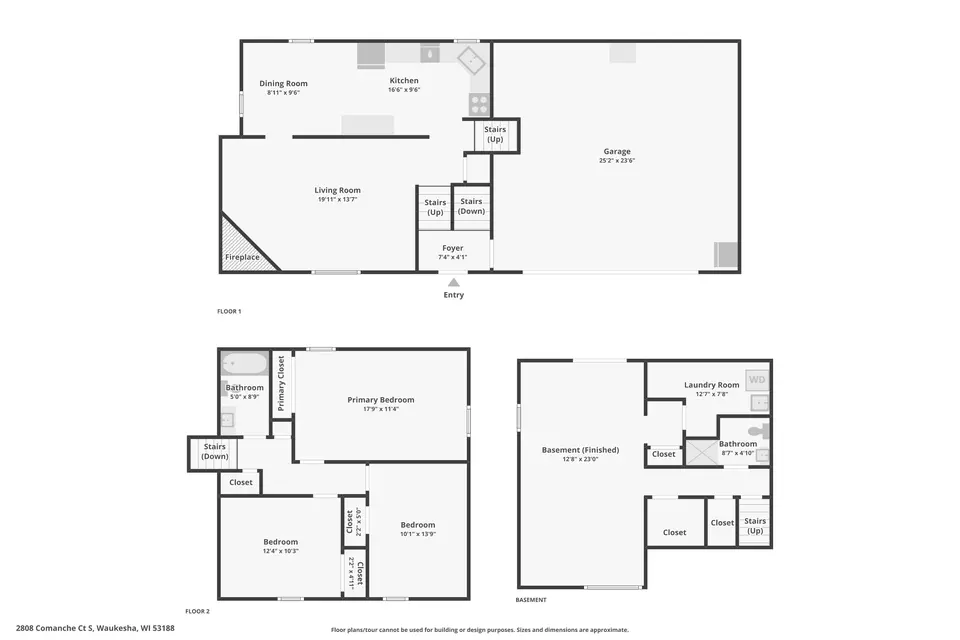 Floorplan - 2808 Comanche, Waukesha, WI 53188 photo 1 of 4