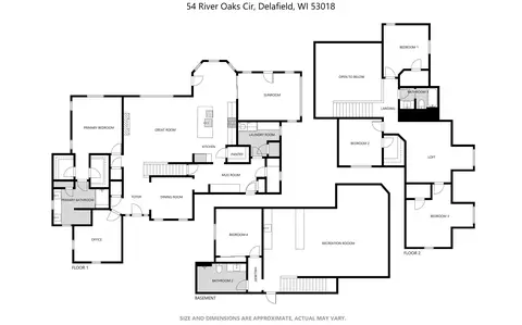 Floorplan - 254 River Oaks, Delafield, WI 53018 photo 1 of 1