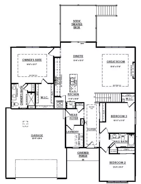 Floorplan - 534 Foxfield, Oregon, WI 53575 photo 1 of 1