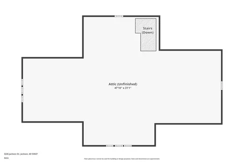 Floorplan - 3226 Jackson, Jackson, WI 53037 photo 3 of 5