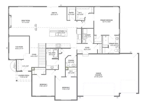 Floorplan - 438 Sandstone, Slinger, WI 53086 photo 1 of 1