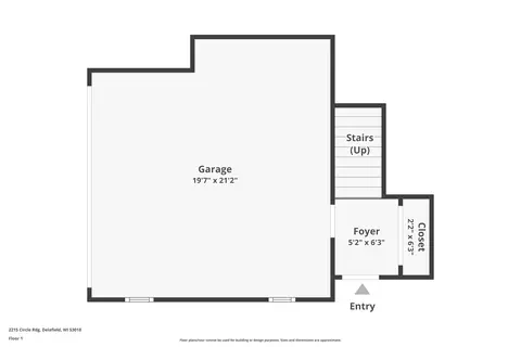 Floorplan - 2215 Circle Rdg #B, Delafield, WI 53018 photo 1 of 3