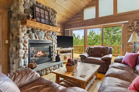 Living - w7338 Flambeau River Road, Fifield, WI 54524 photo 3 of 3
