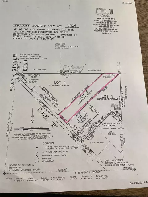 County Rd F, Omro, WI 54963