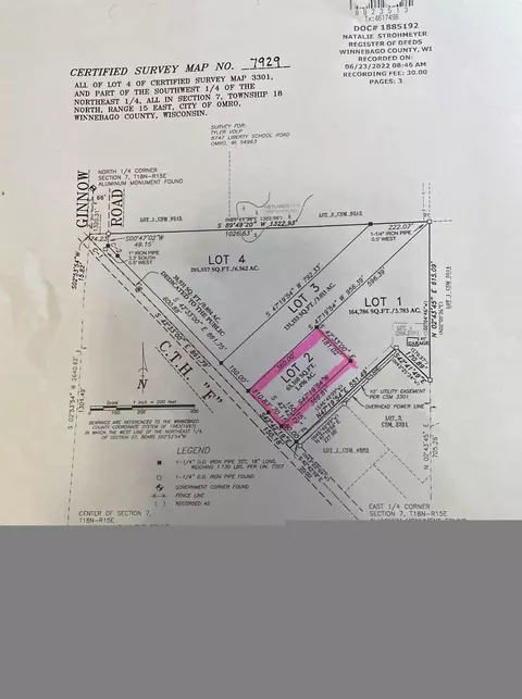 County Rd F, Omro, WI 54963