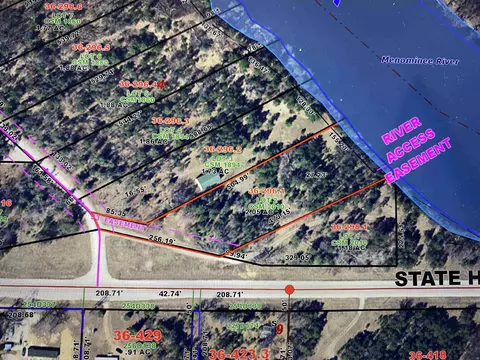 oxbow lane, Wausaukee, WI 54177