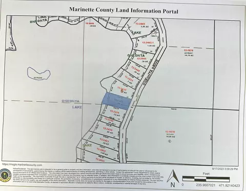 Oneonta Drive, Fence, WI 54120