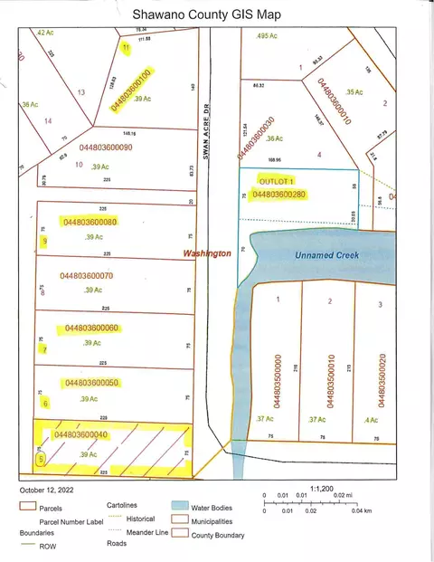 Swan Acre Drive, Cecil, WI 54111