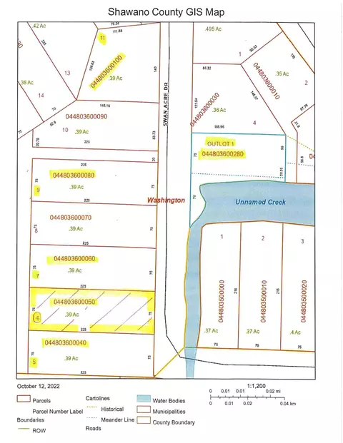 Swan Acre Drive, Cecil, WI 54111