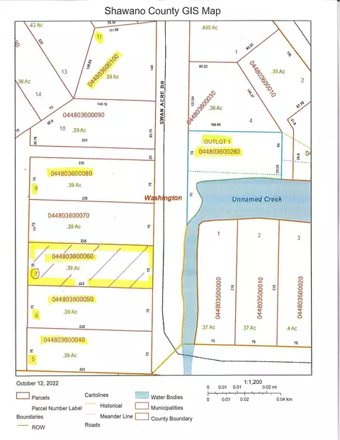 Swan Acre Drive, Cecil, WI 54111