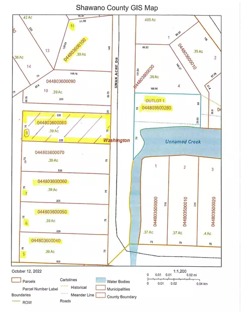 Swan Acre Drive, Cecil, WI 54111