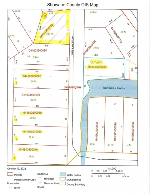 Swan Acre Drive, Cecil, WI 54111
