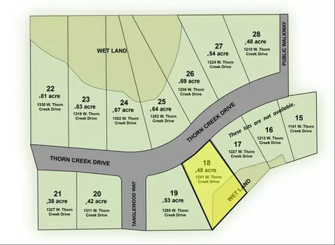 1241 W Thorn Creek Dr #18, Hilbert, WI 54129