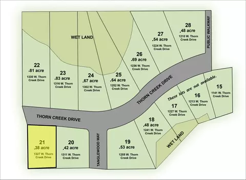 1327 W Thorn Creek Dr #21, Hilbert, WI 54129