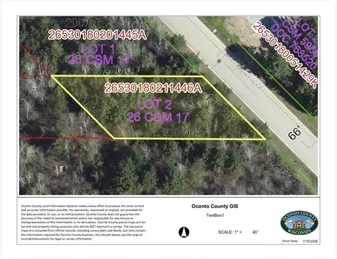 bitters avenue, Oconto, WI 54153