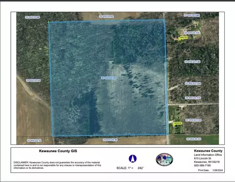 black ash road, Algoma, WI 54201