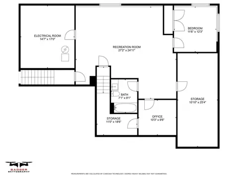 Floorplan - 813 Hilbert Rd, Sobieski, WI 54171 photo 1 of 2