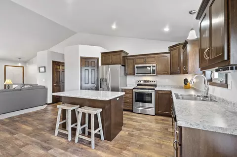 Kitchen - 813 Hilbert Rd, Sobieski, WI 54171 photo 5 of 7