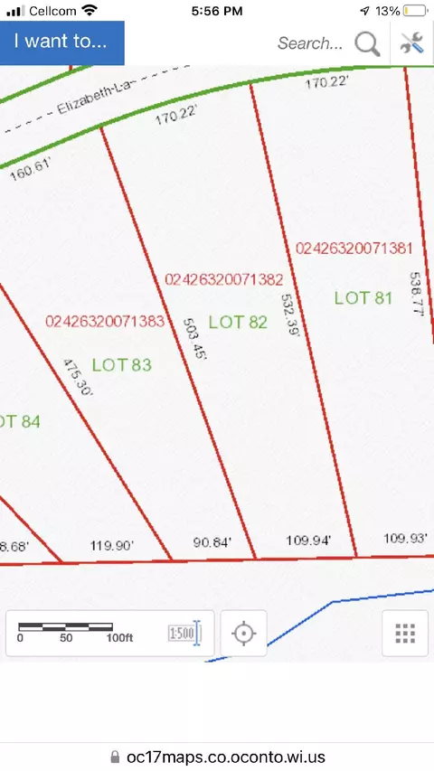 elizabeth lane, Sobieski, WI 54171