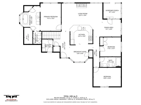 Floorplan - w10792 Little Road, Gresham, WI 54128 photo 2 of 3