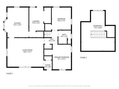 Floorplan - 2109 N Division St, Appleton, WI 54911 photo 2 of 2