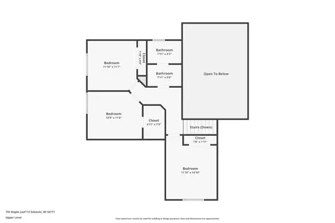 Floorplan - 755 Maple Leaf Trl, Sobieski, WI 54171 photo 2 of 3