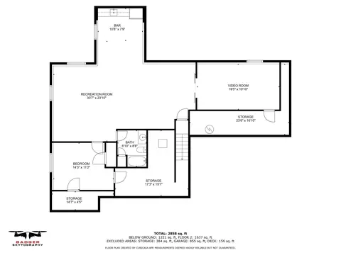 Floorplan - 394 N Pine Rd, Sobieski, WI 54171 photo 2 of 2