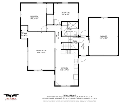 Floorplan - 725 E Dall St, Shawano, WI 54166 photo 1 of 4