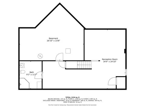 Floorplan - w2525 Clover Downs Court, Appleton, WI 54915 photo 3 of 4