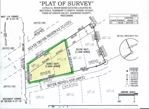 river bend lane, Cecil, WI 54111