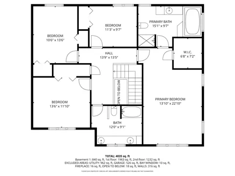 Floorplan - 600 E Woodcrest Dr, Appleton, WI 54915 photo 4 of 4