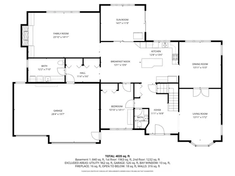 Floorplan - 600 E Woodcrest Dr, Appleton, WI 54915 photo 2 of 4