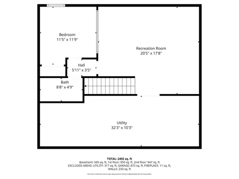 Floorplan - 5485 N Amethyst Dr, Appleton, WI 54913 photo 3 of 3