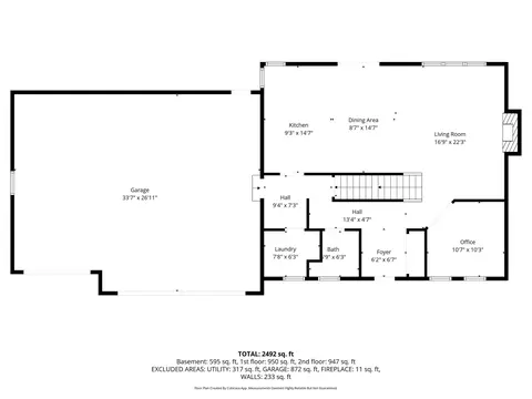 Floorplan - 5485 N Amethyst Dr, Appleton, WI 54913 photo 1 of 3