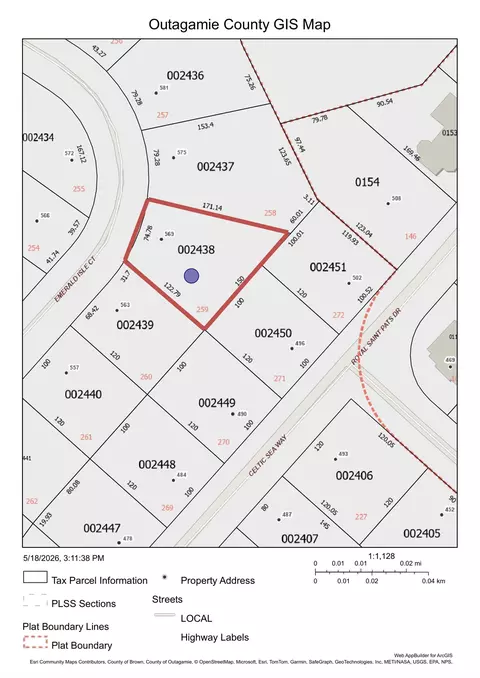 View/Area - 569 Emerald Isle Ct, Wrightstown, WI 54180 photo 1 of 1
