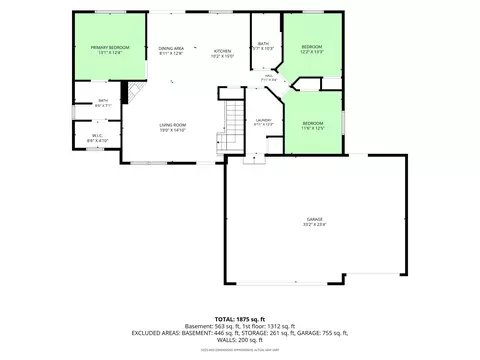 Floorplan - 567 Fair St, Wrightstown, WI 54180 photo 1 of 3