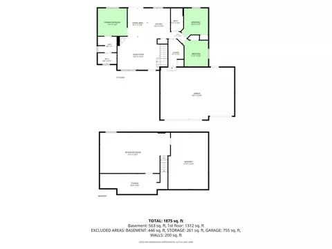 Floorplan - 567 Fair St, Wrightstown, WI 54180 photo 3 of 3