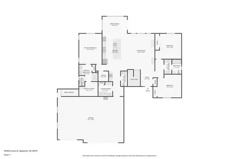 Floorplan - n9263 Laura St, Appleton, WI 54915 photo 2 of 2