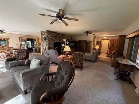 Living - w3755 Beechnut Lane, Pine River, WI 54965 photo 2 of 3