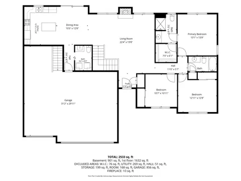 Floorplan - w5985 Sweet William Drive, Appleton, WI 54915 photo 2 of 3
