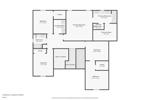 Floorplan - 244 E Spartan Dr, Appleton, WI 54913 photo 3 of 3
