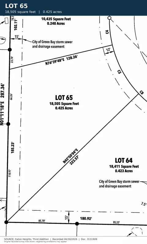 mendota drive, Green Bay, WI 54311